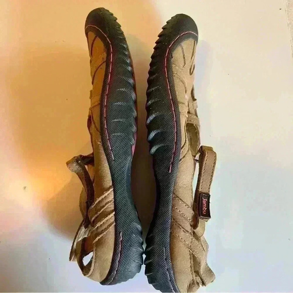 Jambu Terra Fusion Design Dune Sandals. Taupe Size 8. GUC see photos for wear - Picture 5 of 7